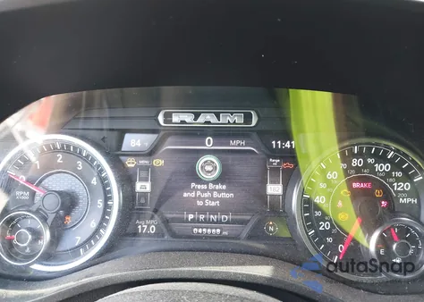 2021 Ram 1500 Big Horn 4X4 5'7 Box из США, поврежденный, VIN 1C6SRFFT6MN696415